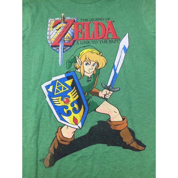 The Legend of Zelda A Link To The Past Graphic T Shirt Mens Size Small - Picture 2 of 5